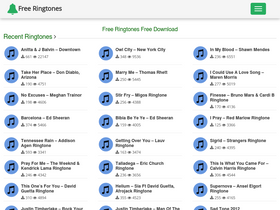 'freeringtonesfree.mobi' screenshot