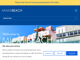 'miamibeachfl.gov' screenshot