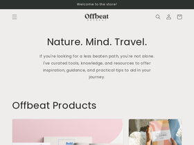 offbeatretreat.co homepage screenshot
