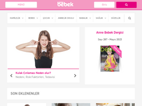 'annebebek.com.tr' screenshot