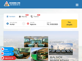 'dixere.vn' screenshot