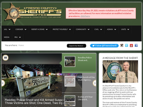 'fresnosheriff.org' screenshot