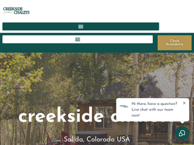 creeksidechalets.com