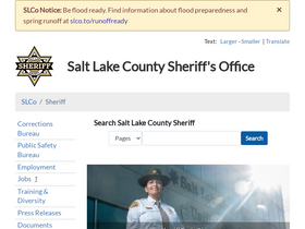 'slsheriff.org' screenshot