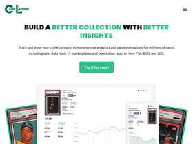 'cardladder.com' screenshot