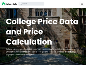 'collegecalc.org' screenshot