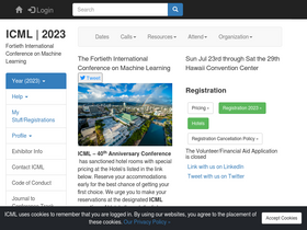 'icml.cc' screenshot