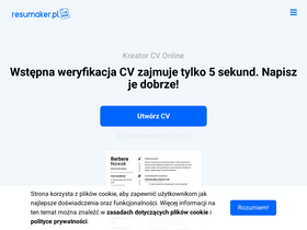 'resumaker.pl' screenshot