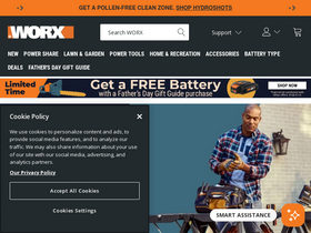 'worx.com' screenshot