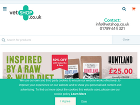 'vetshop.co.uk' screenshot