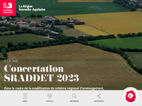 'nouvelle-aquitaine.fr' screenshot