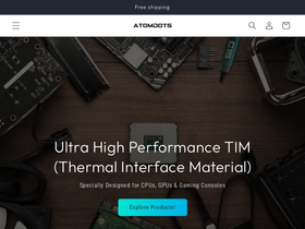 atomdots.com homepage screenshot