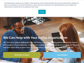 'trcstaffing.com' screenshot