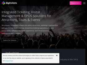 'digitickets.co.uk' screenshot