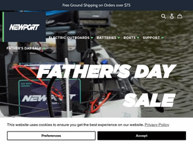 'newportvessels.com' screenshot