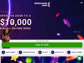 'slotsroom.com' screenshot