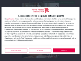 'petitsfreresdespauvres.fr' screenshot