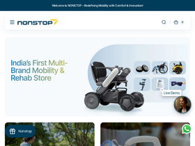 Nonstop website screenshot