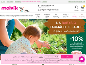'malvik.cz' screenshot