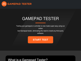 'gamepadtester.net' screenshot