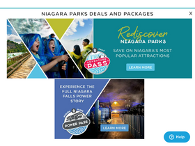 'niagaraparks.com' screenshot