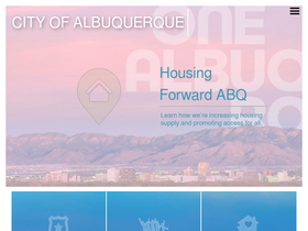 'cabq.gov' screenshot