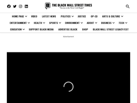 'theblackwallsttimes.com' screenshot