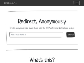 'linkgenie.me' screenshot