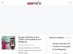 'gsmtrik.com' screenshot