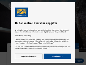 'gotakanal.se' screenshot