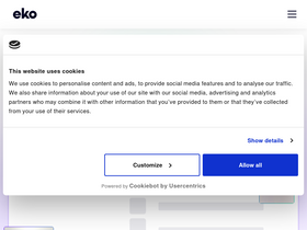 'eko.com' screenshot