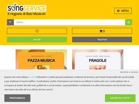 'songservice.it' screenshot