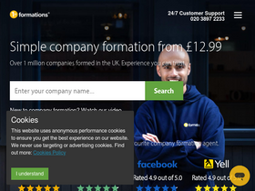 '1stformations.co.uk' screenshot