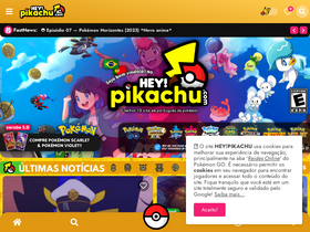 'heypikachu.com' screenshot