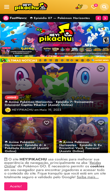 pokémon horizontes assistir online