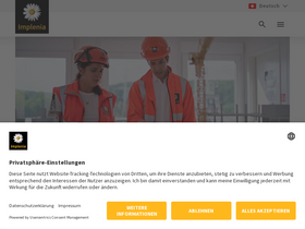 'implenia.com' screenshot