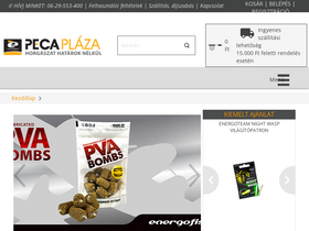'pecaplaza.hu' screenshot