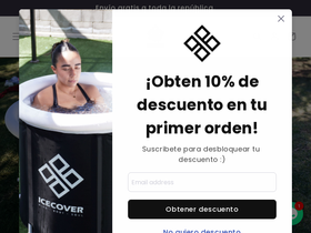 icecover.mx homepage screenshot