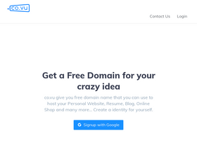 co.vu, Get a Free Domain for your crazy idea