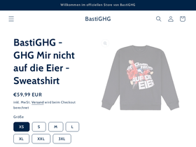 Bastighg homepage screenshot