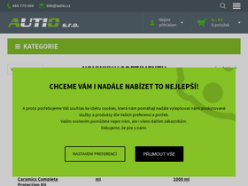 'autio.cz' screenshot