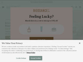 'biossance.com' screenshot
