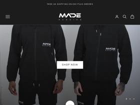 Made Running website screenshot
