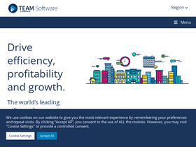 'teamsoftware.com' screenshot