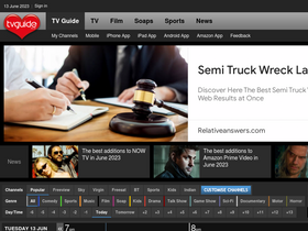 'tvguide.co.uk' screenshot