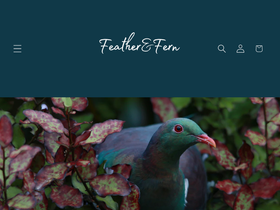 featherandfern.co.nz homepage screenshot