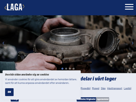 'laga.se' screenshot