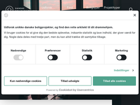 'danskeboligarkitekter.dk' screenshot