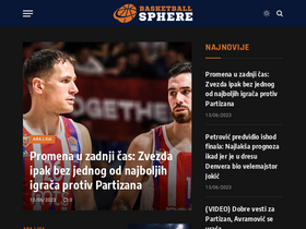 'basketballsphere.com' screenshot