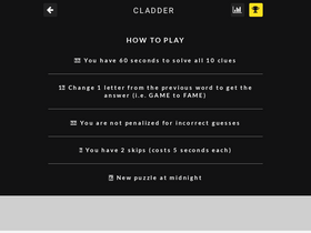 'playcladder.com' screenshot
